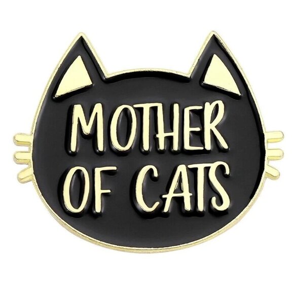5/$20 Mother of Cats Game Of Thrones Parody Funny Lapel Pin - Picture 1 of 5